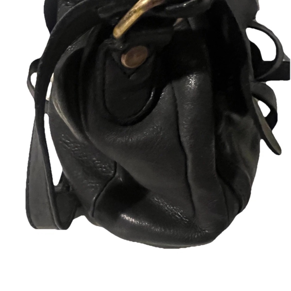 Harbour 2nd Smooth Leather Black “Love Rosi” Multi Compartments Crossbody Bag - Picture 4 of 14